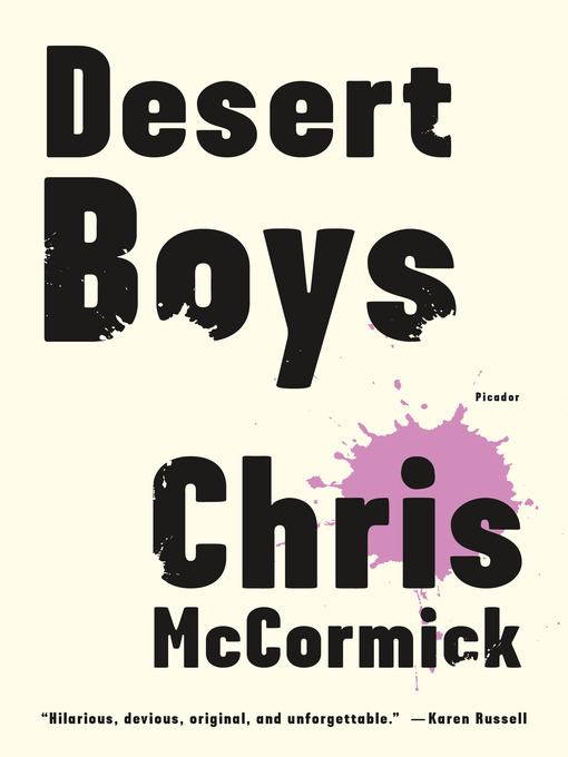Title details for Desert Boys by Chris McCormick - Wait list
